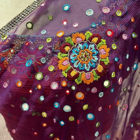 Rabani & Rakha sari NWOT - Picture 3 of 8